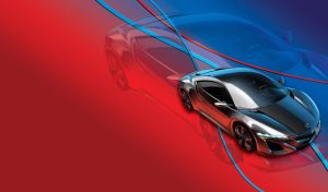 Chasing Curves | Sports Cars Highlighted on Dual Tone Dynamic Gradients