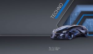 Techno-Color Luxury | A New Cars Collection on Dark Gray