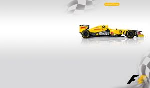 High-Speed Elegance | Formula 1 Racing Cars on Gray-White Gradients