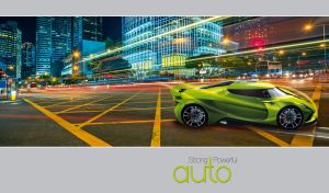 Strong & Power Auto | Concept Cars Gliding Through City Lights | on Grey