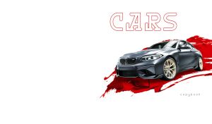 Cars | Vehicles Against Brushstroke Patterns on White