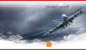 Modern Aircraft | Soaring High in Gradient Skies